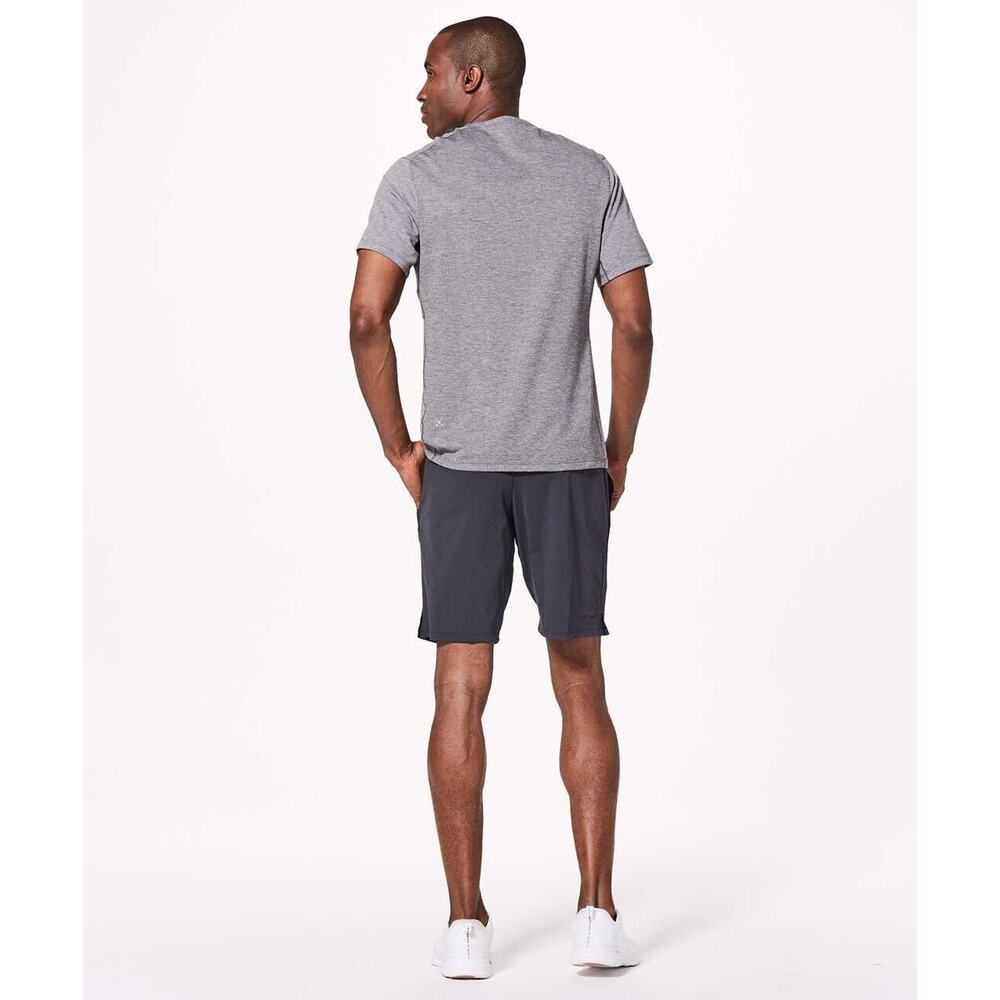 Lululemon Warp Lite Mesh 9" Shorts Active Run Obsidian Gray Men's Size Medium - Picture 6 of 11